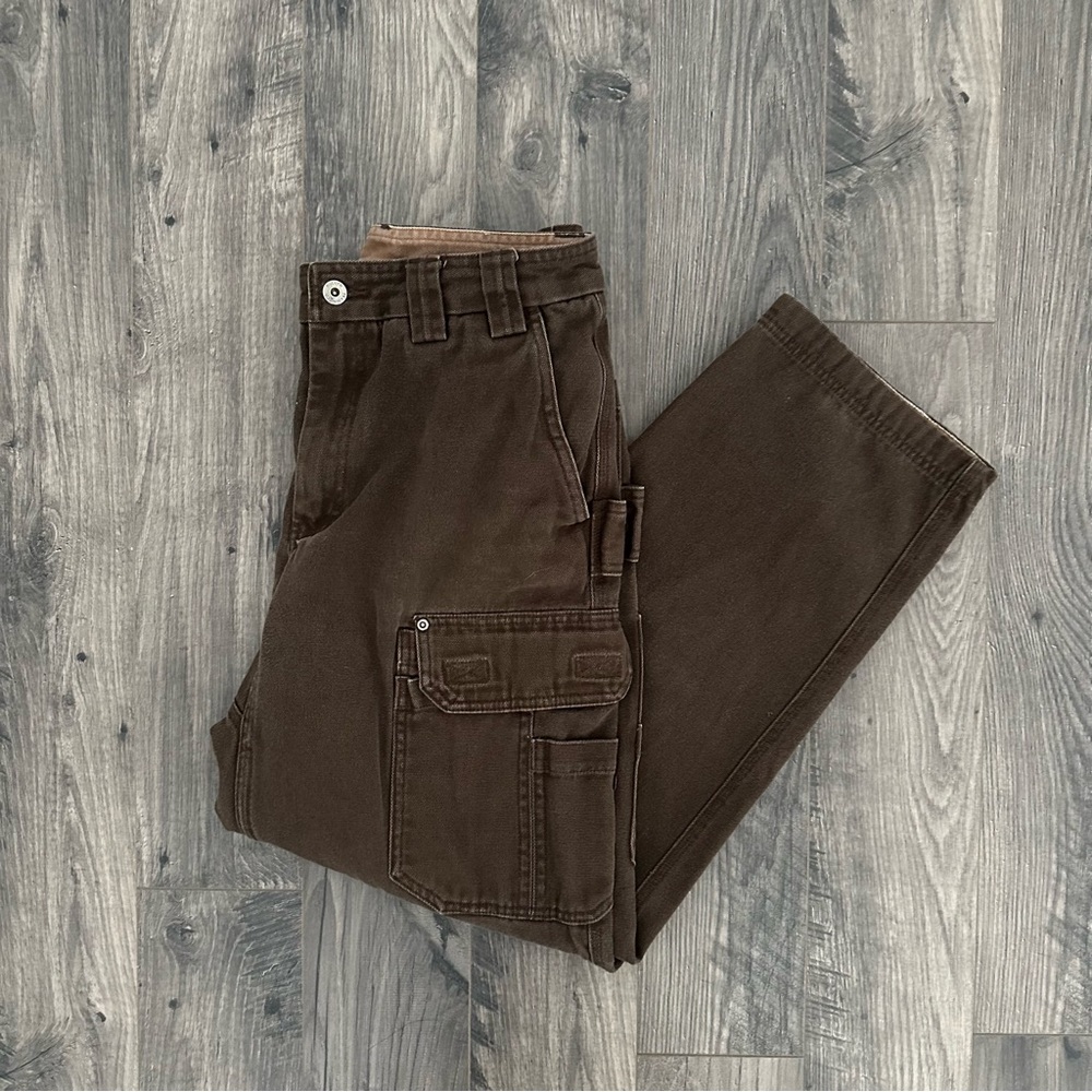 Men’s Brown Cargo Duluth Trading Co Pants Size W34/L32